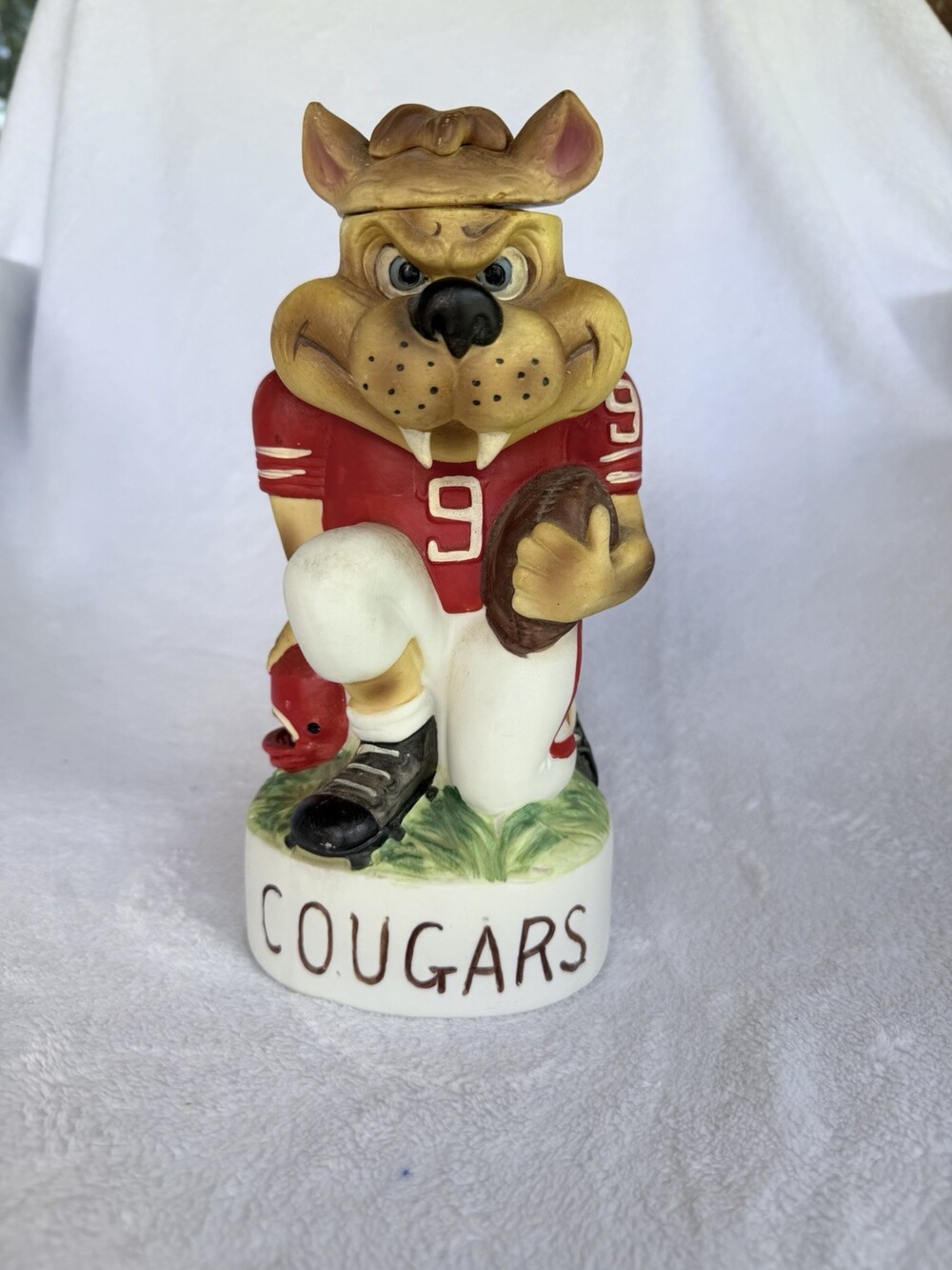 Vintage 1972 Mccormick Distilling  Houston Cougars  Decanter